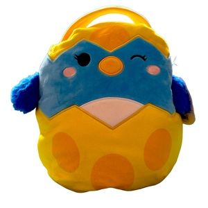 Squishmallows Easter Basket 12" Bebe The Chicken With Easter Eggs Collectable